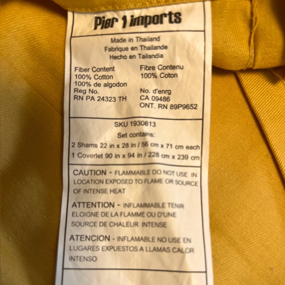 Pier 1 Bedding Pier Classic Twill Bedding Set Twin Or Full Or Queen